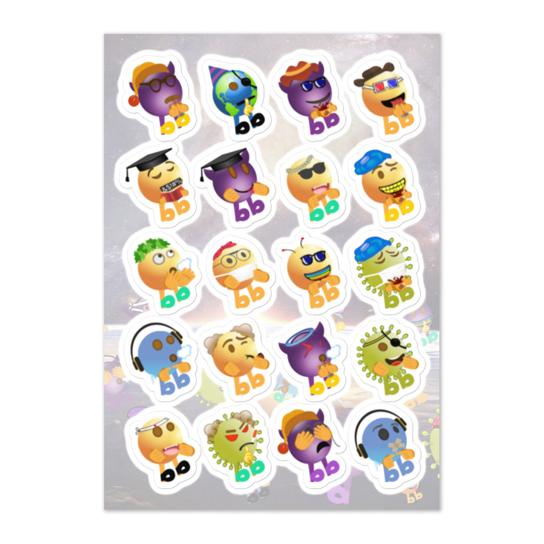 Megabb Buddy Stickers - Emojibb