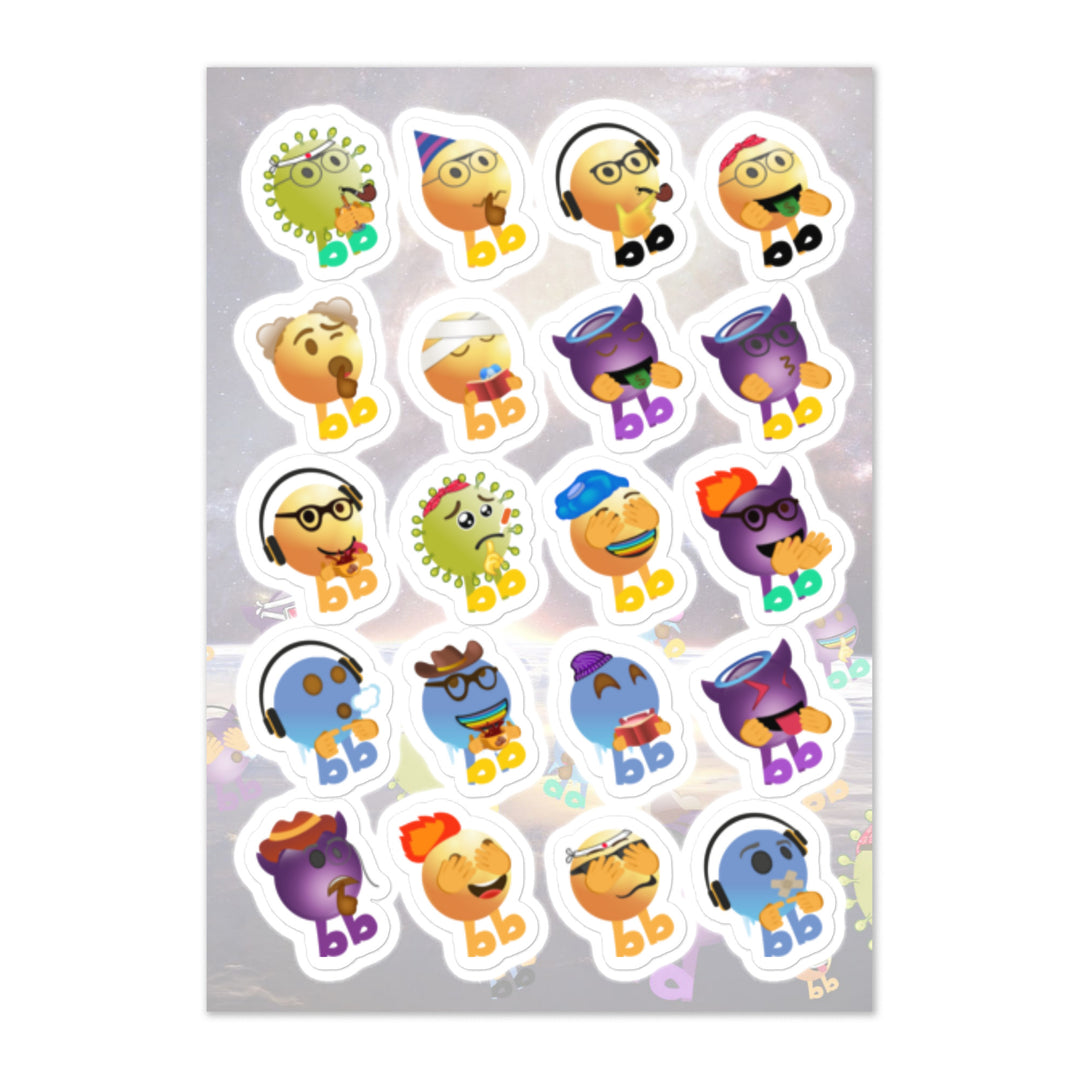 Megabb Buddy Stickers - Emojibb