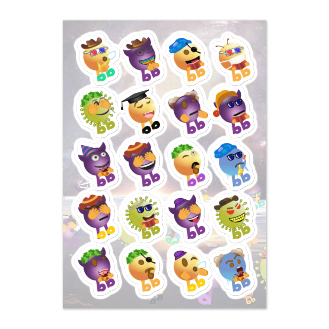 Megabb Buddy Stickers - Emojibb