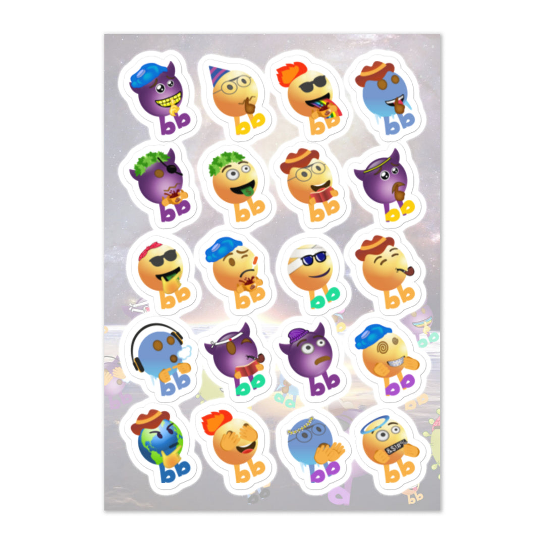 Megabb Buddy Stickers - Emojibb