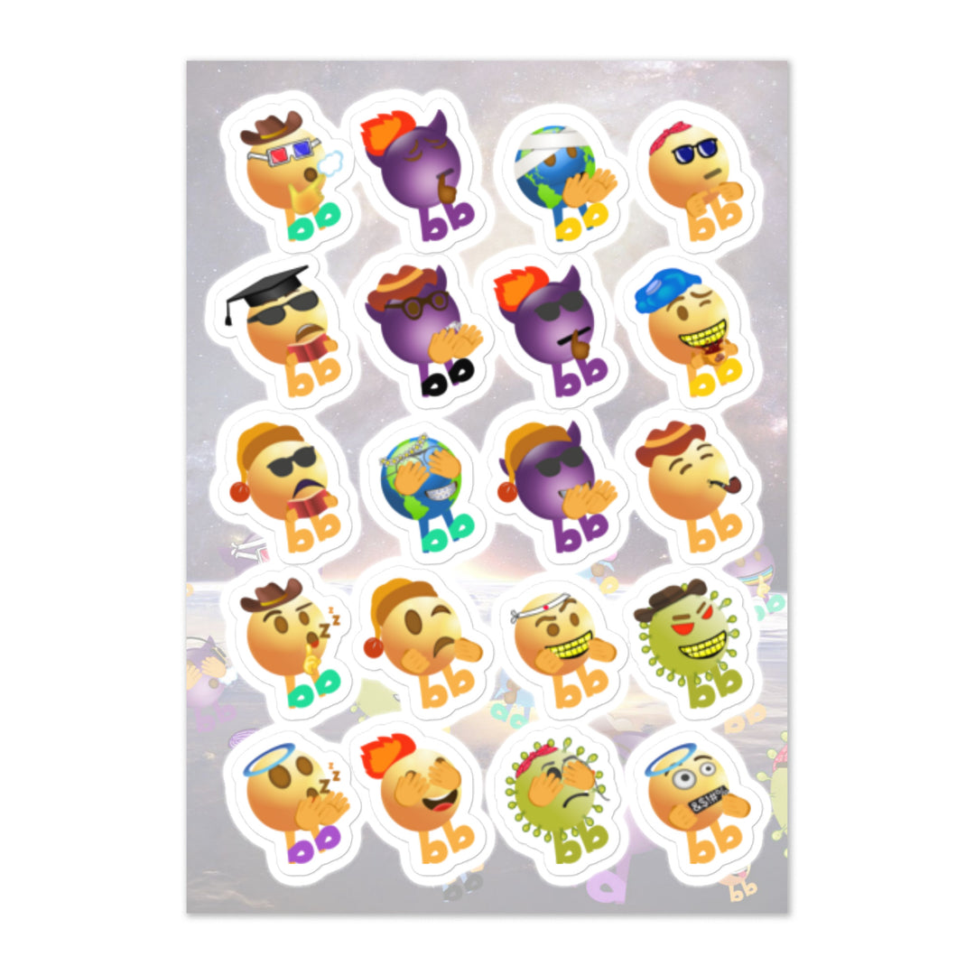 Megabb Buddy Stickers - Emojibb