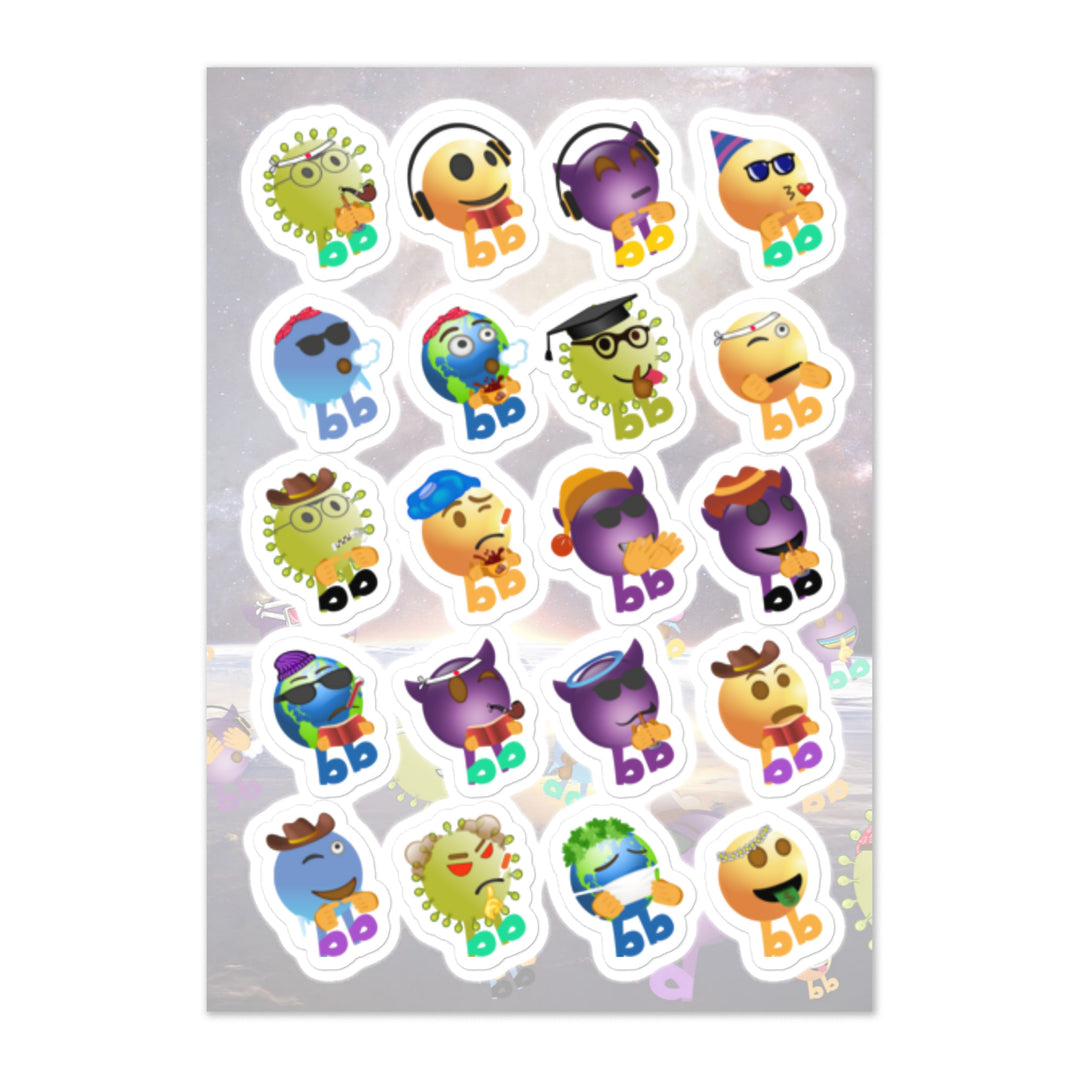 Megabb Buddy Stickers - Emojibb