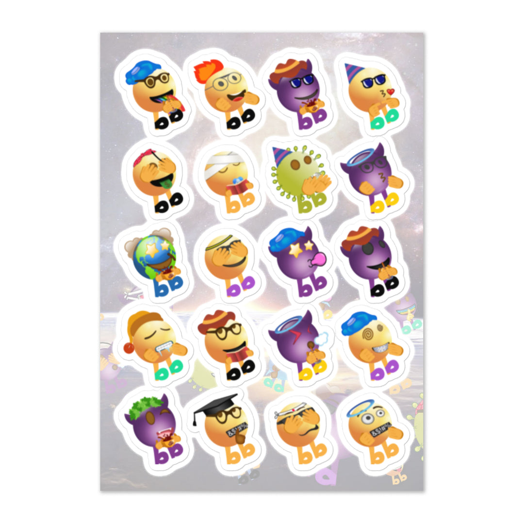 Megabb Buddy Stickers - Emojibb