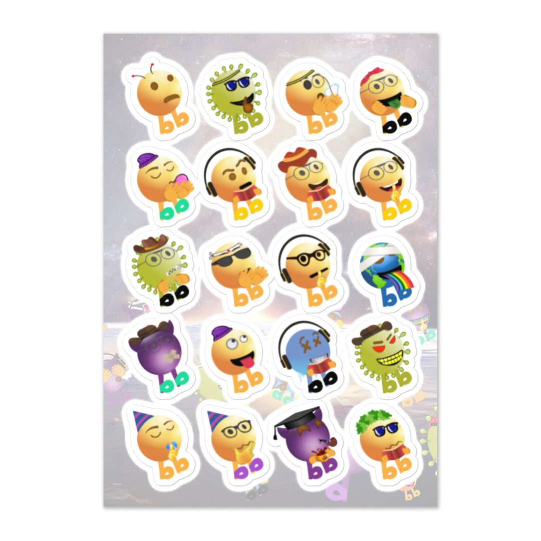 Megabb Buddy Stickers - Emojibb