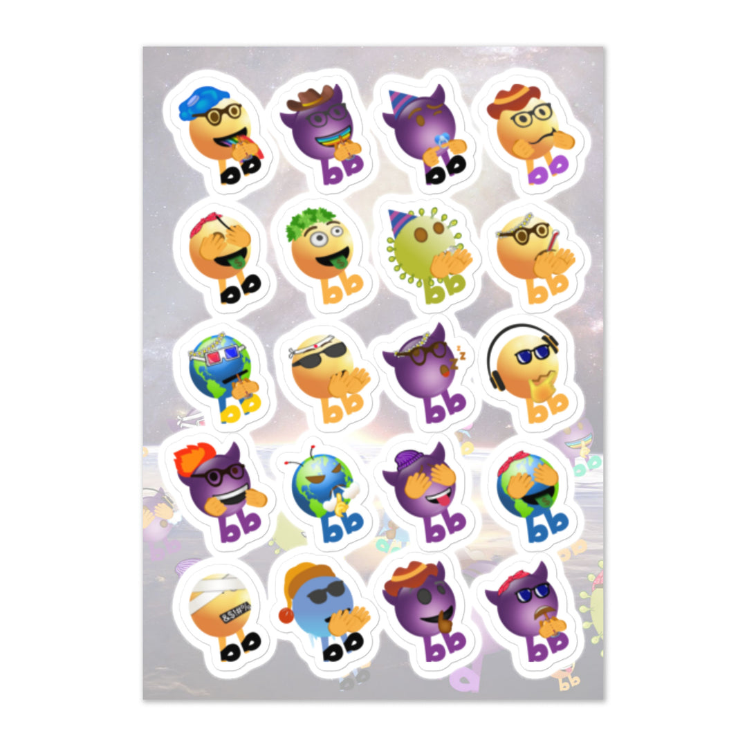 Megabb Buddy Stickers - Emojibb