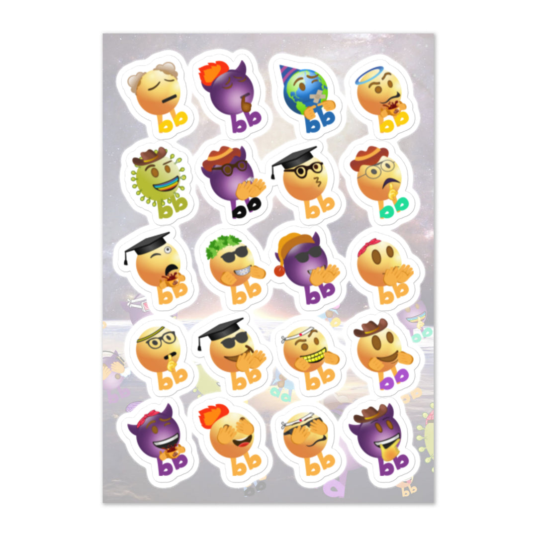 Megabb Buddy Stickers - Emojibb