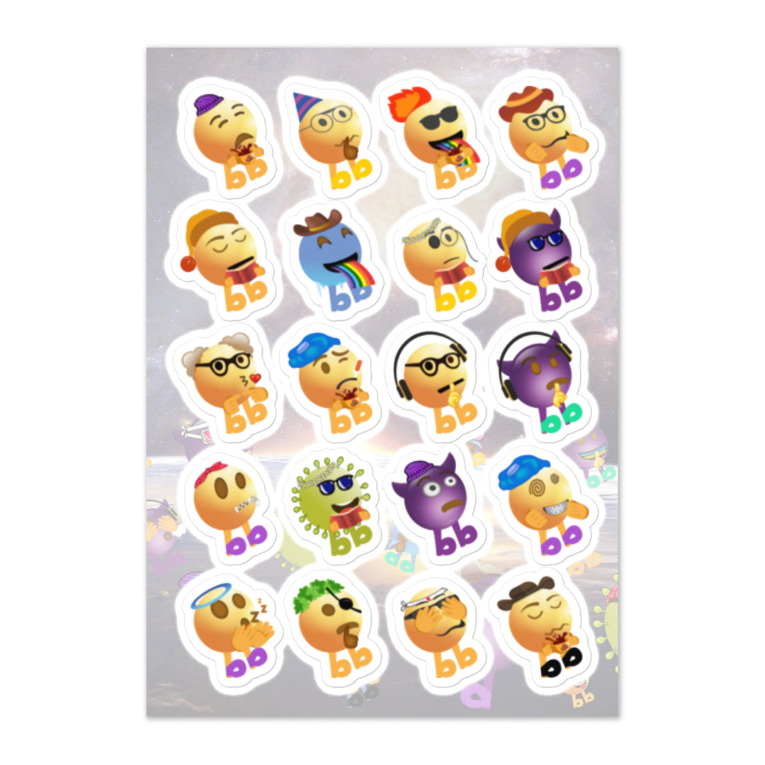 Megabb Buddy Stickers - Emojibb