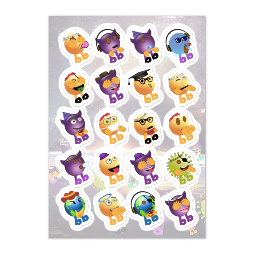 Megabb Buddy Stickers - Emojibb