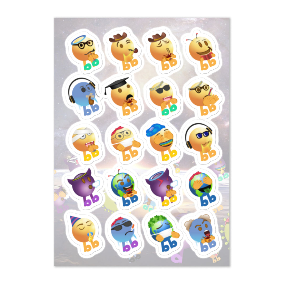 Megabb Buddy Stickers - Emojibb