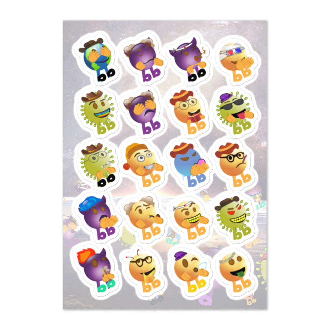 Megabb Buddy Stickers - Emojibb