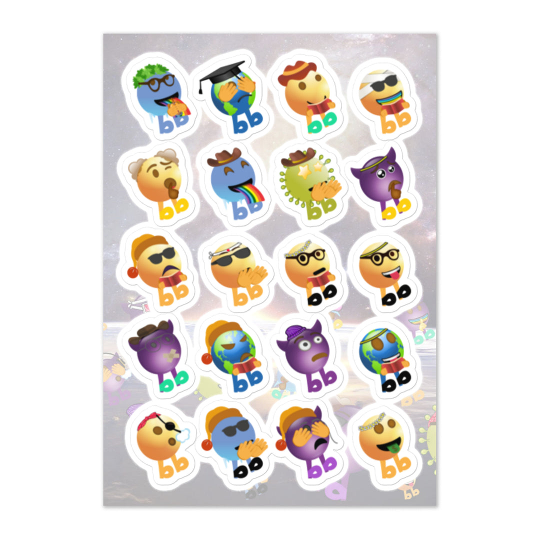 Megabb Buddy Stickers - Emojibb