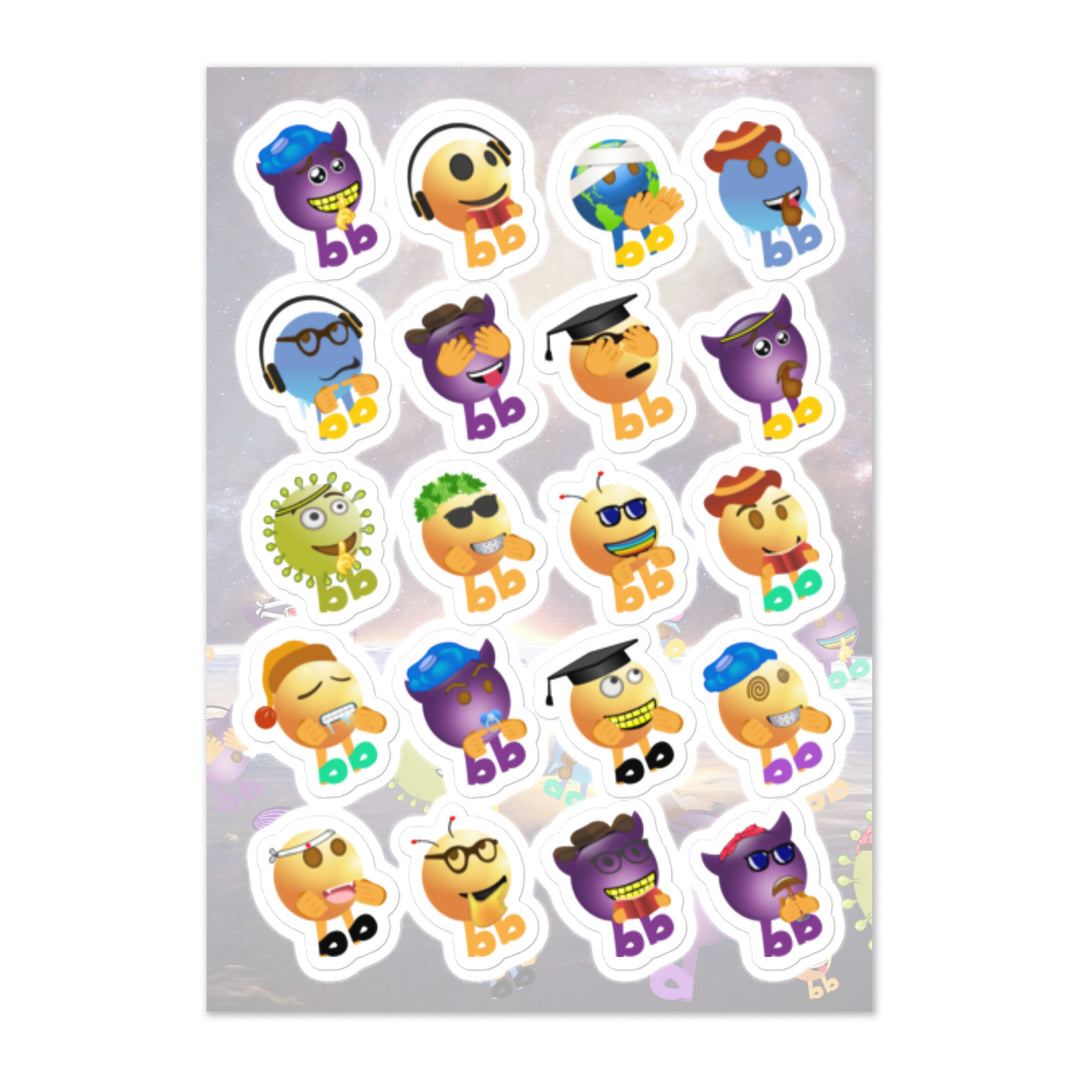 Megabb Buddy Stickers - Emojibb