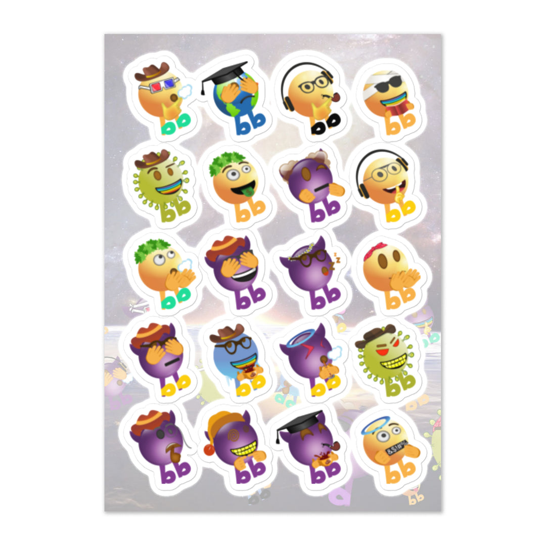 Megabb Buddy Stickers - Emojibb