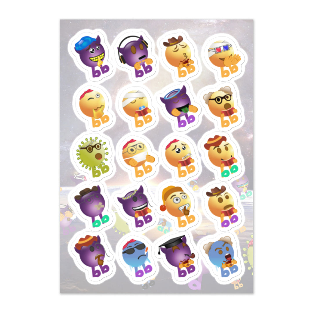 Megabb Buddy Stickers - Emojibb