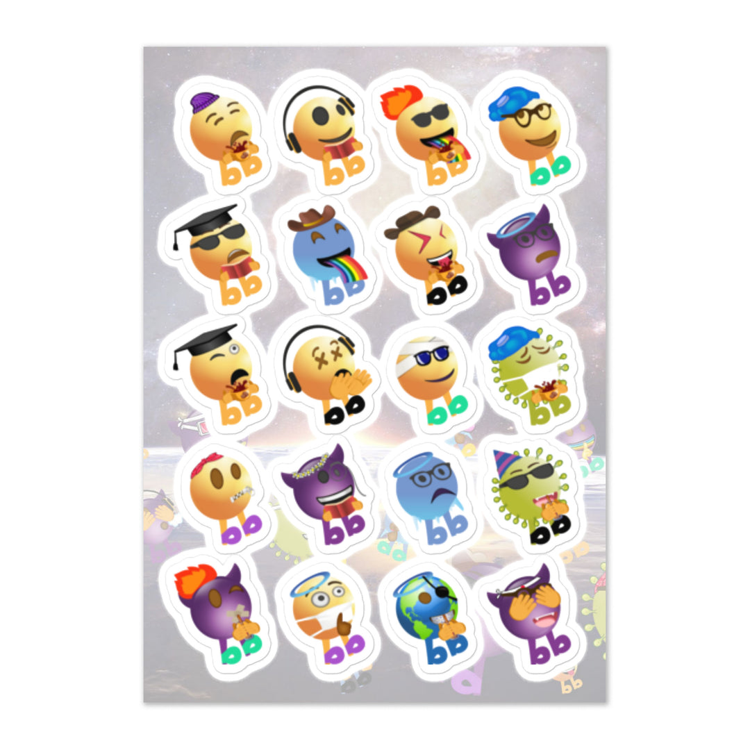 Megabb Buddy Stickers - Emojibb