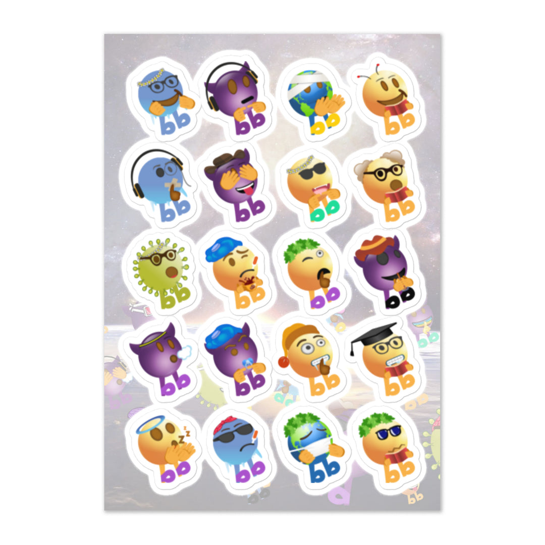 Megabb Buddy Stickers - Emojibb