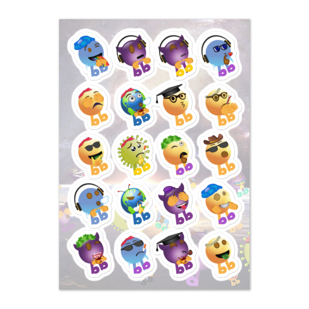 Megabb Buddy Stickers - Emojibb