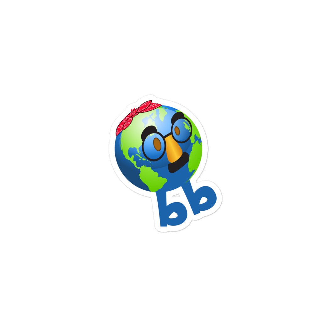 Earthbb Bubble-free sticker - Emojibb