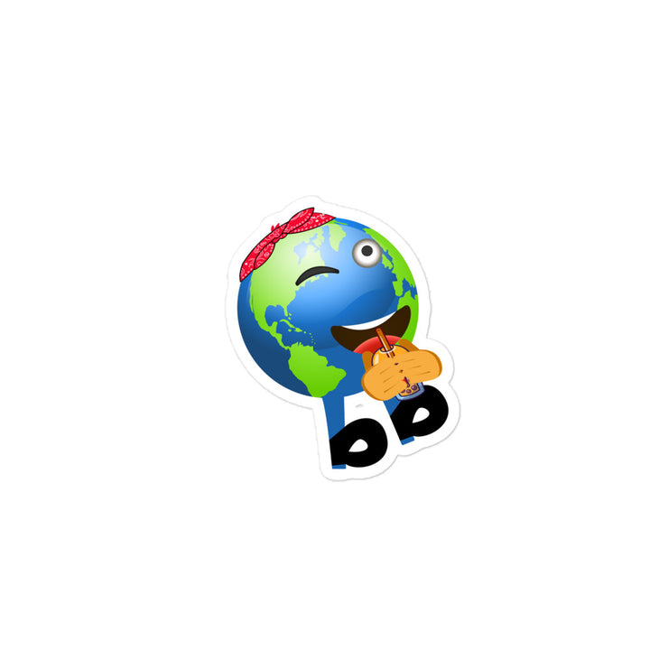 Earthbb Bubble-free sticker - Emojibb