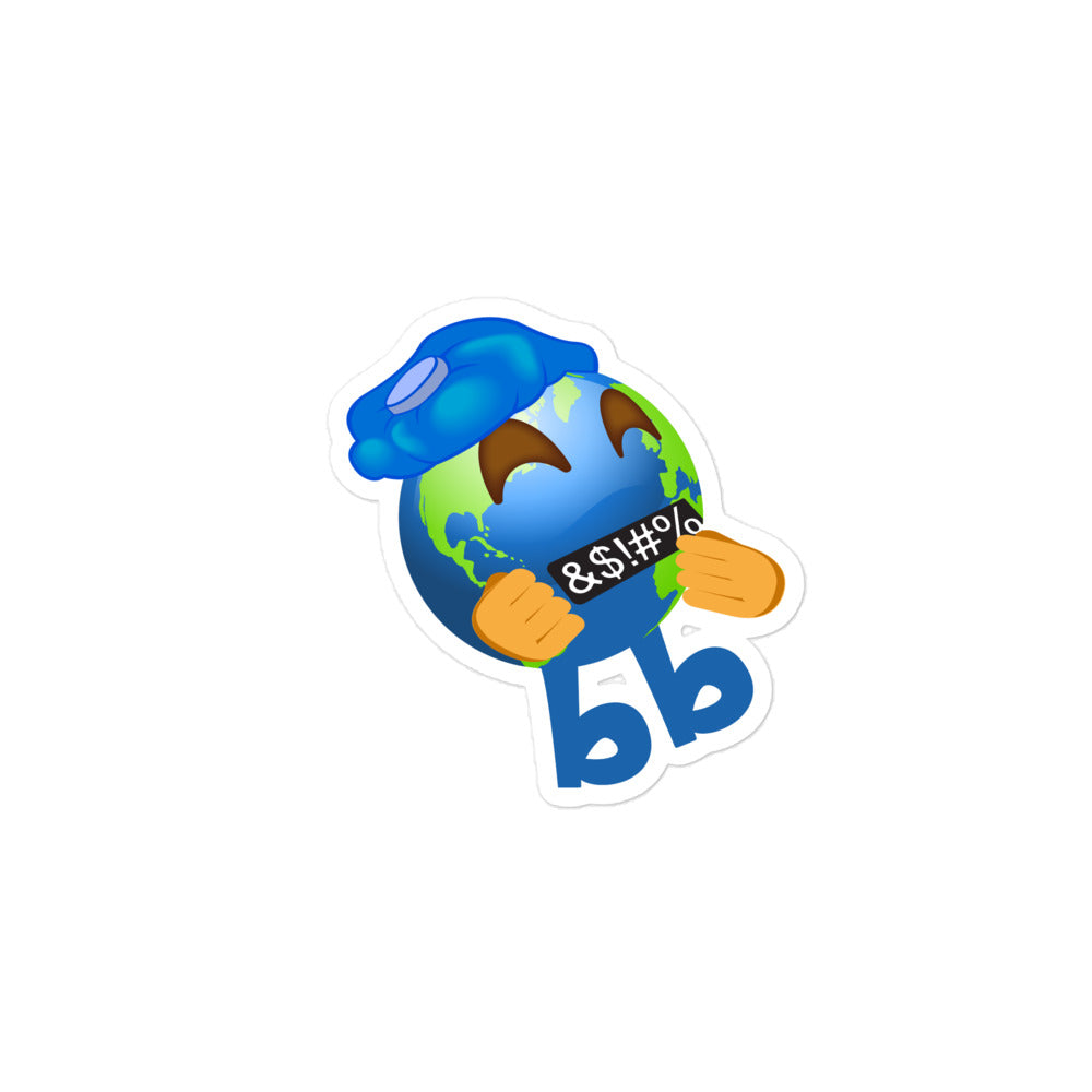 Earthbb Bubble-free sticker - Emojibb