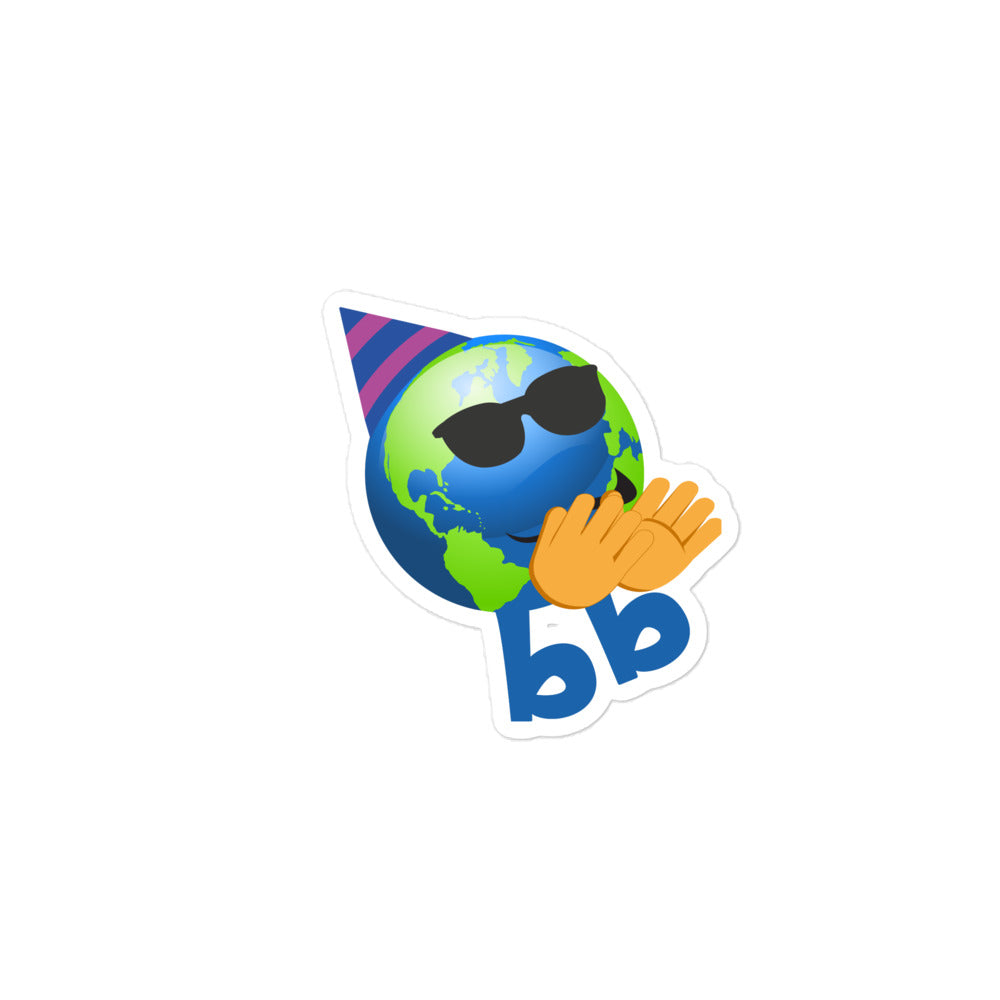 Earthbb Bubble-free sticker - Emojibb