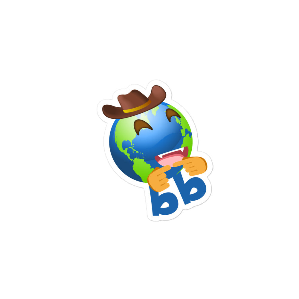 Earthbb Bubble-free sticker - Emojibb