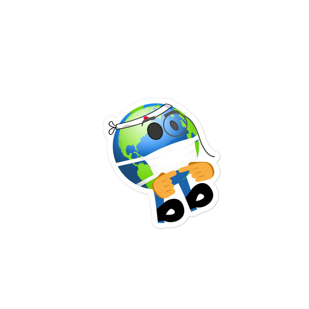 Earthbb Bubble-free sticker - Emojibb