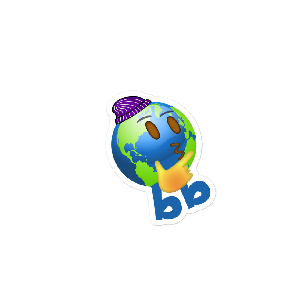 Earthbb Bubble-free sticker - Emojibb