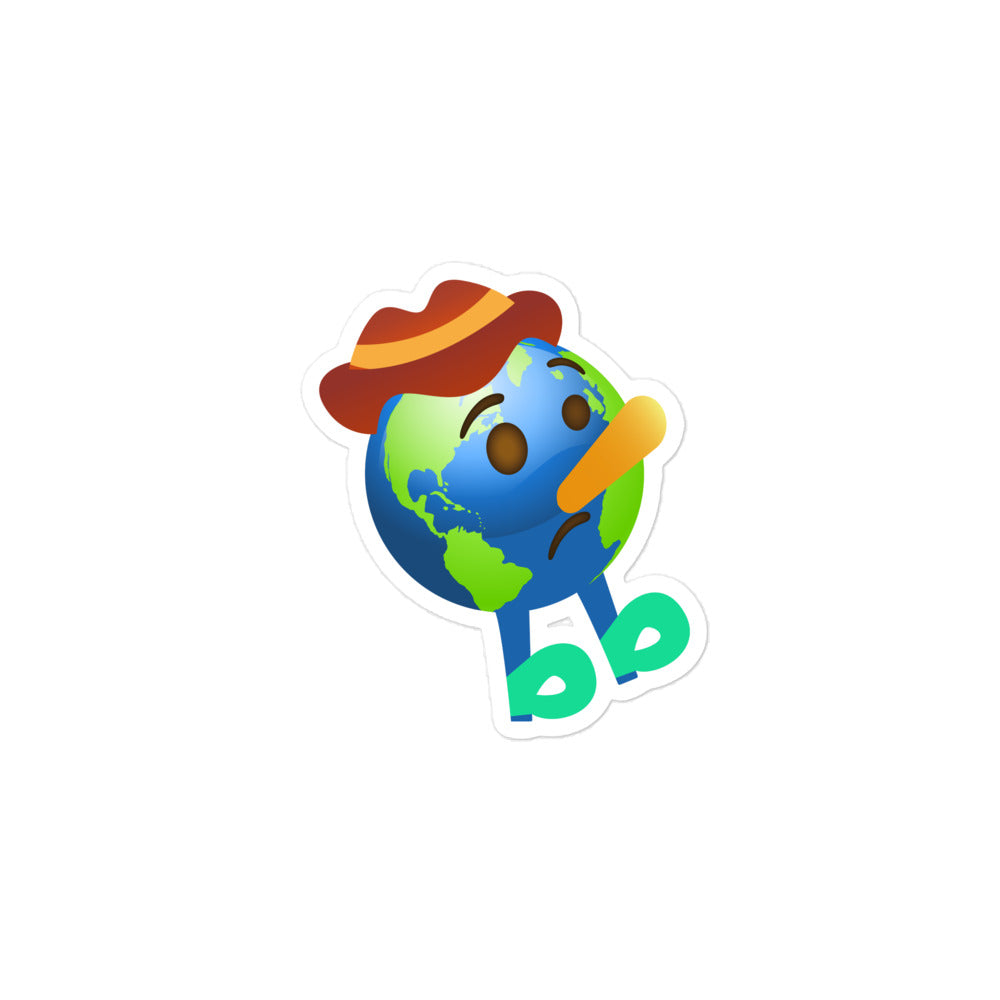 Earthbb Bubble-free sticker - Emojibb