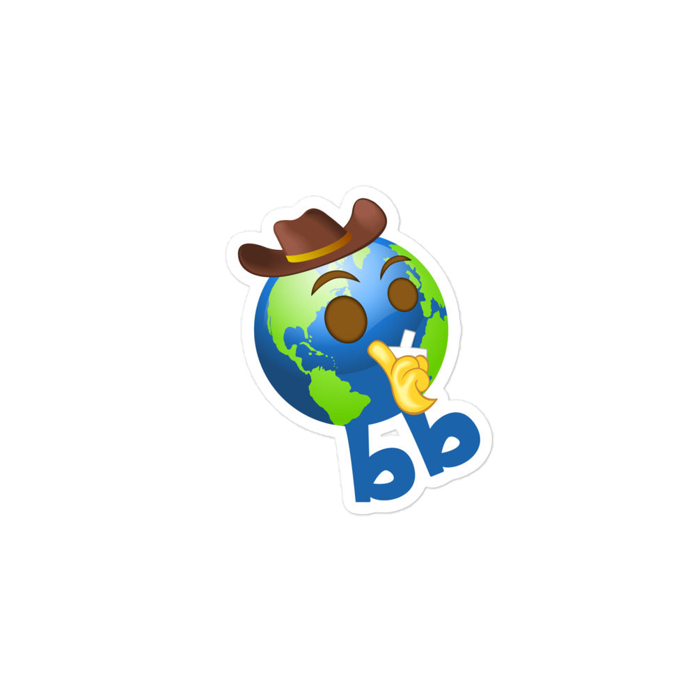 Earthbb Bubble-free sticker - Emojibb