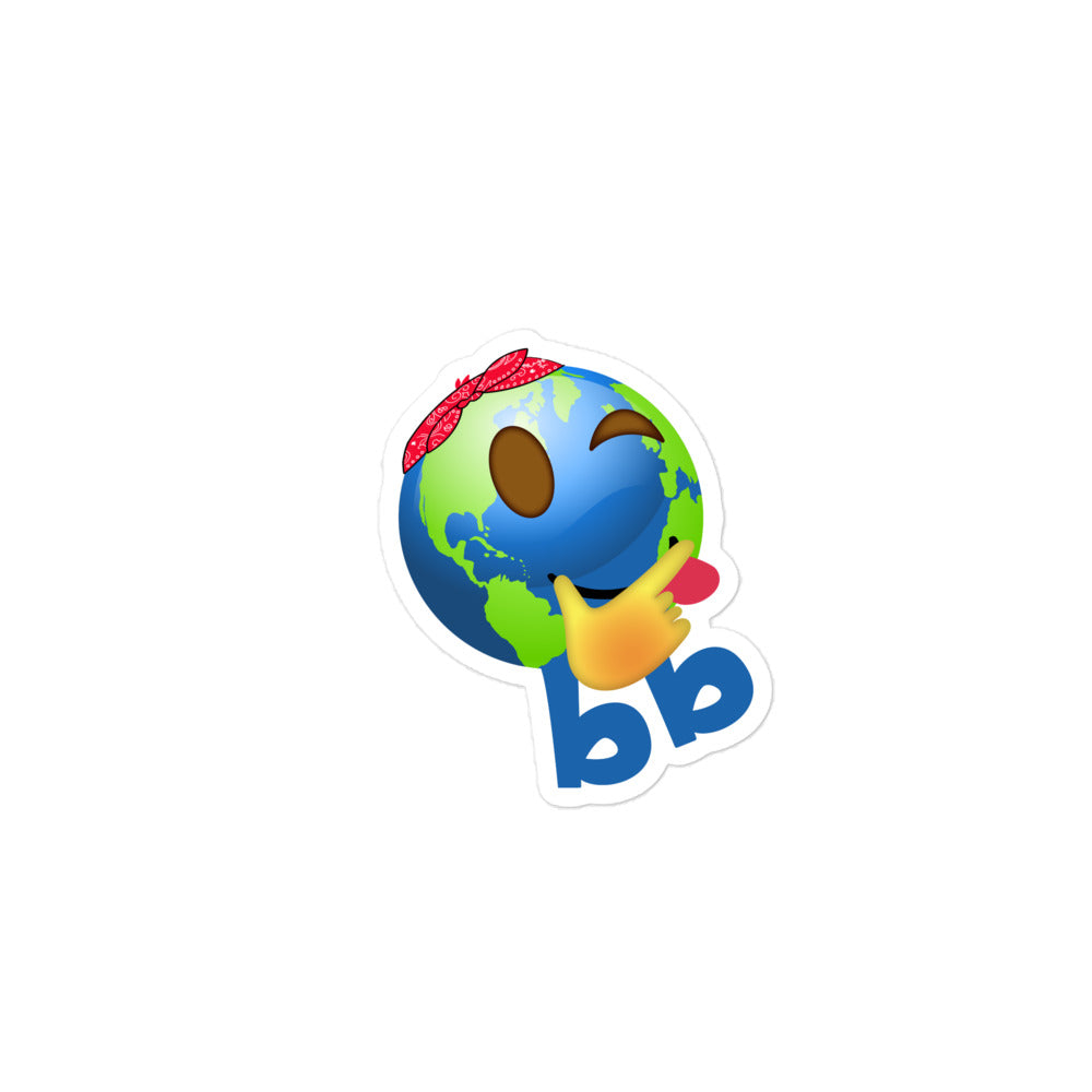 Earthbb Bubble-free sticker - Emojibb