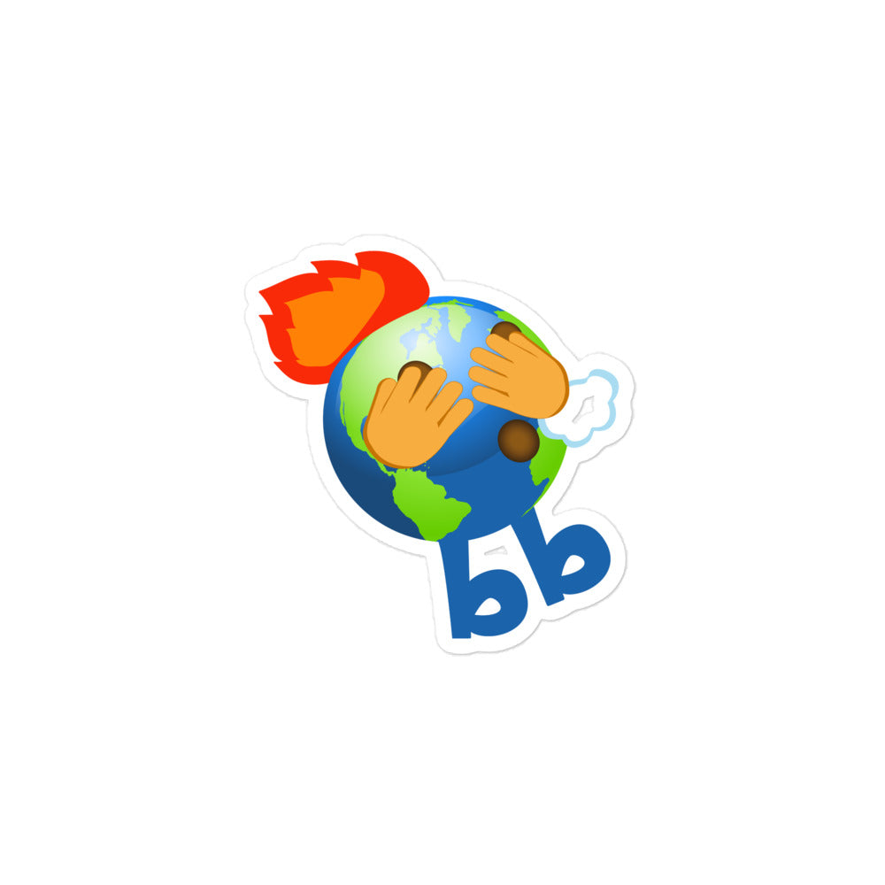 Earthbb Bubble-free sticker - Emojibb