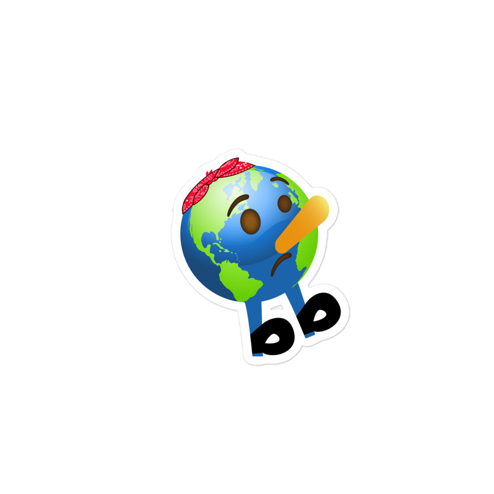 Earthbb Bubble-free sticker - Emojibb