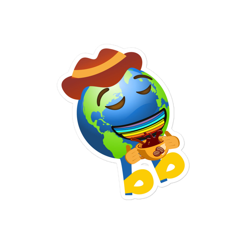 Earthbb Bubble-free sticker - Emojibb