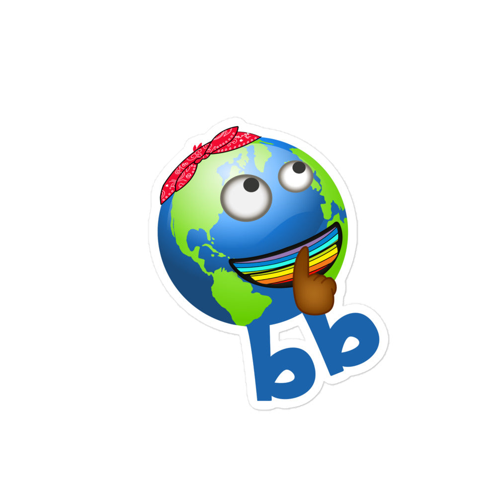 Earthbb Bubble-free sticker - Emojibb