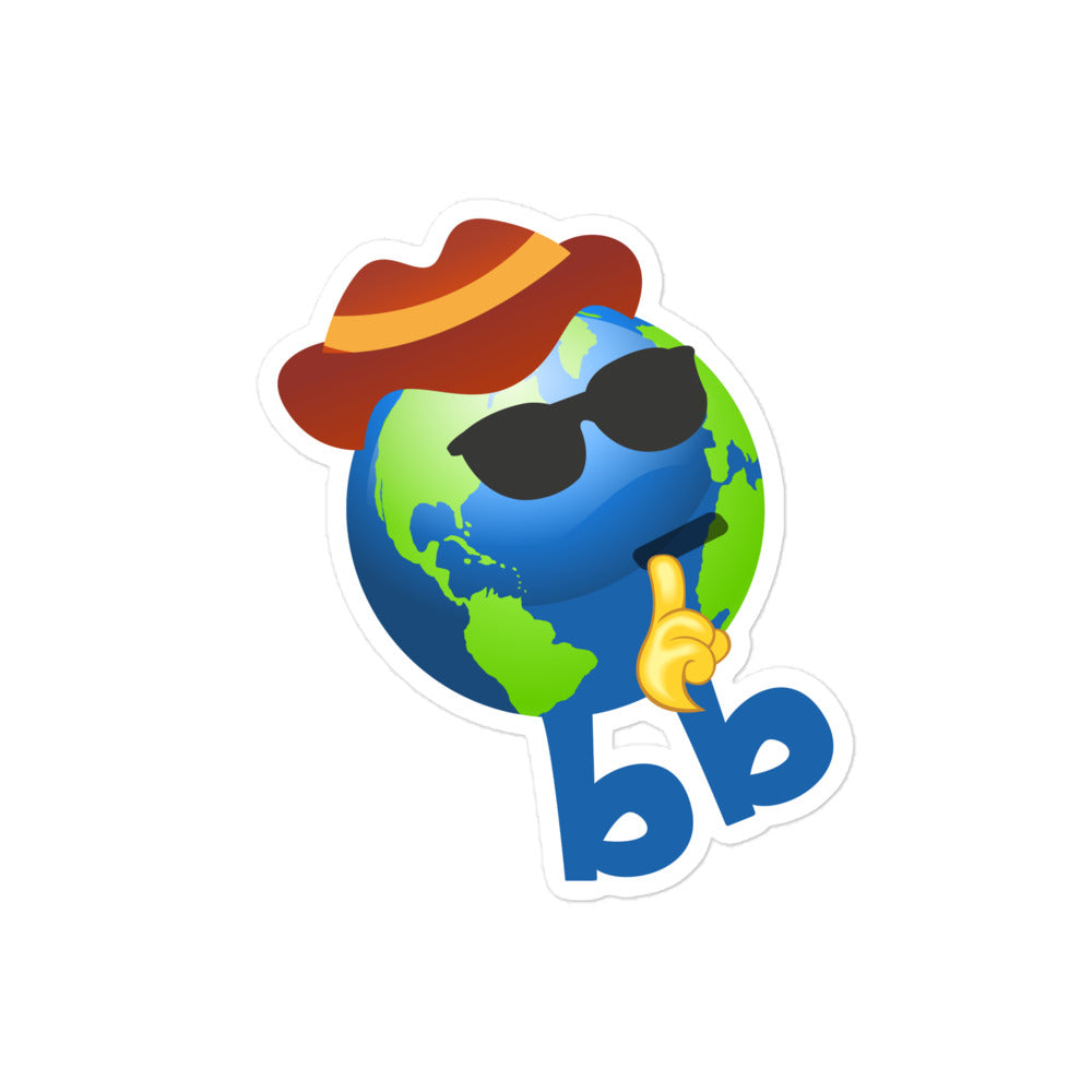 Earthbb Bubble-free sticker - Emojibb