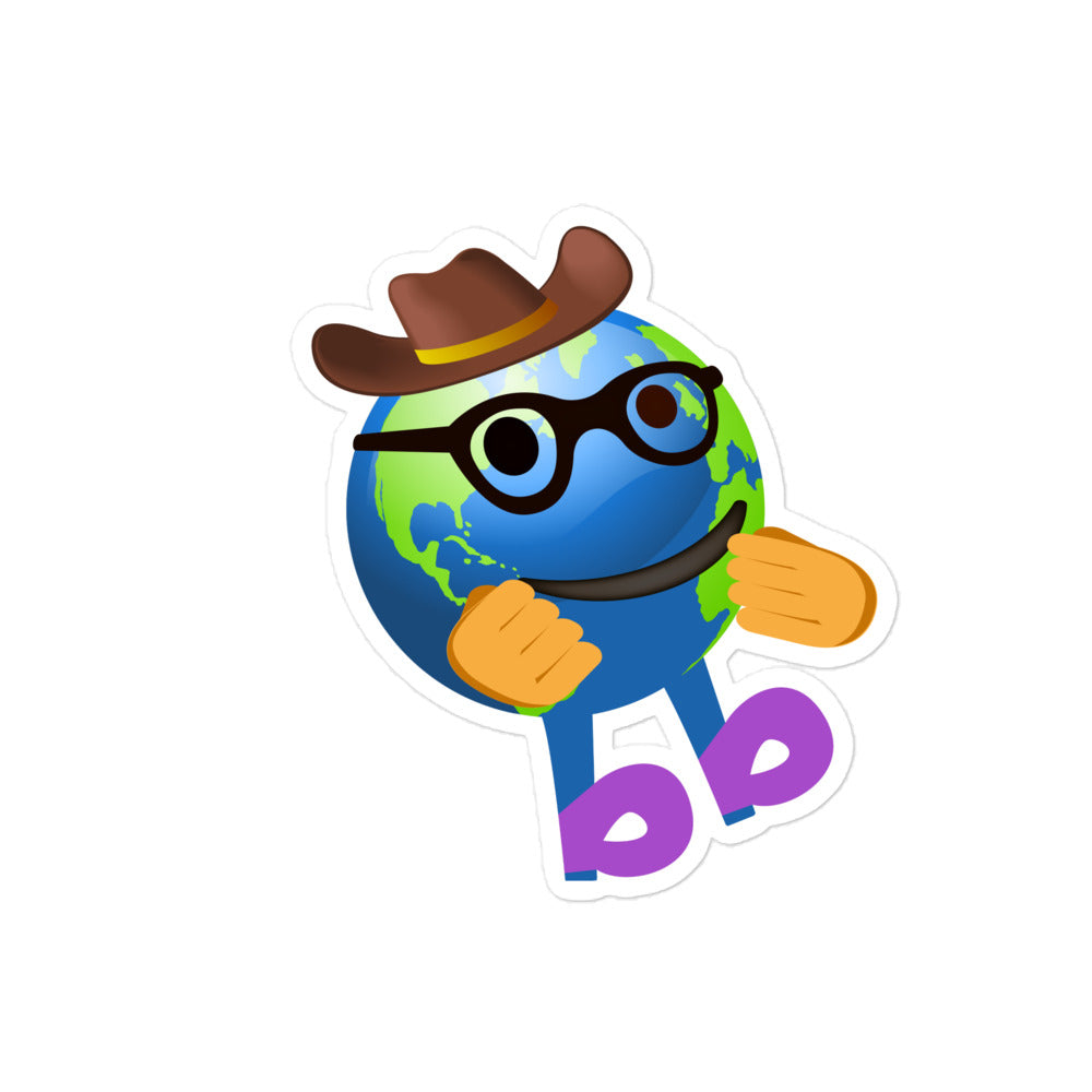 Earthbb Bubble-free sticker - Emojibb