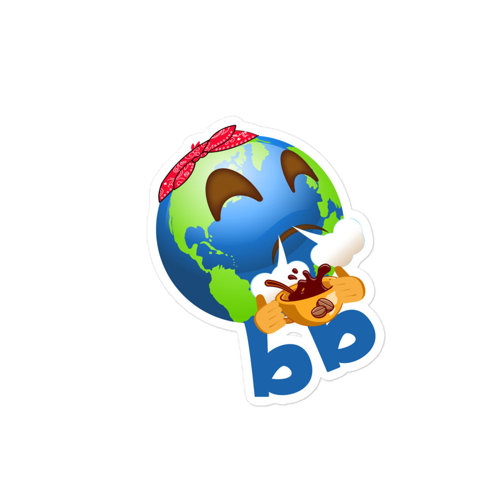 Earthbb Bubble-free sticker - Emojibb