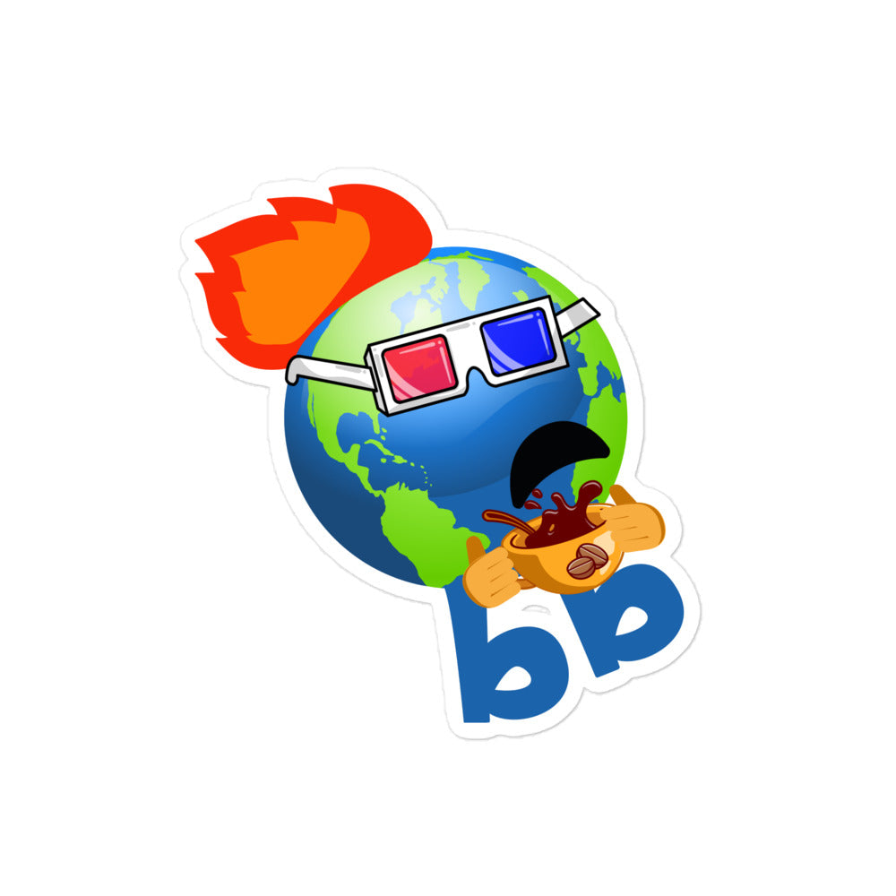 Earthbb Bubble-free sticker - Emojibb