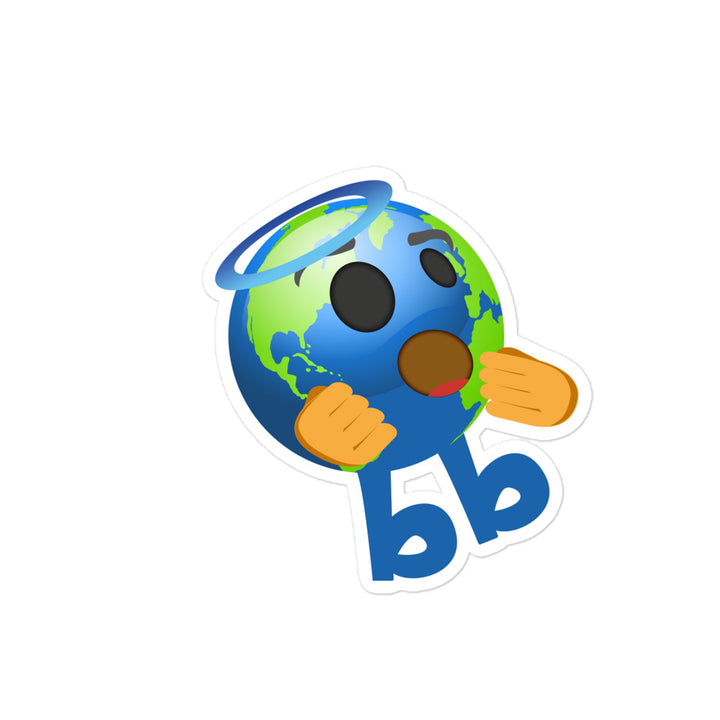 Earthbb Bubble-free sticker - Emojibb