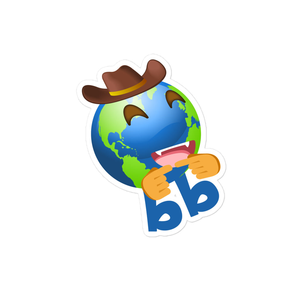 Earthbb Bubble-free sticker - Emojibb