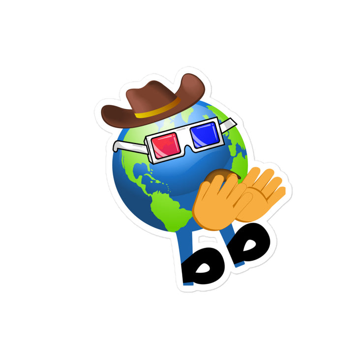 Earthbb Bubble-free sticker - Emojibb