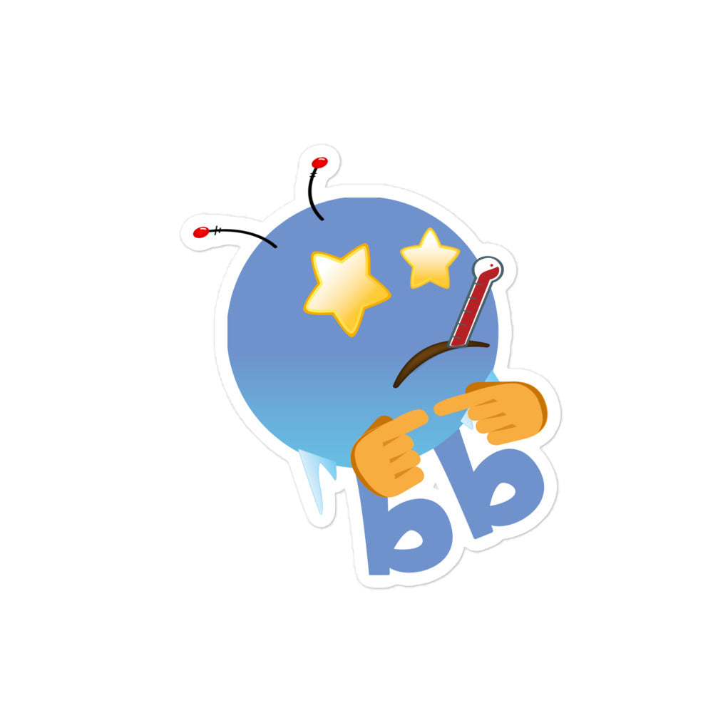 Earthbb Bubble-free sticker - Emojibb