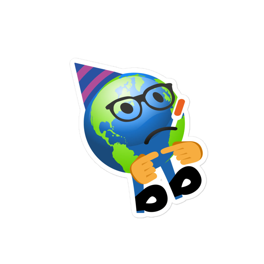 Earthbb Bubble-free sticker - Emojibb