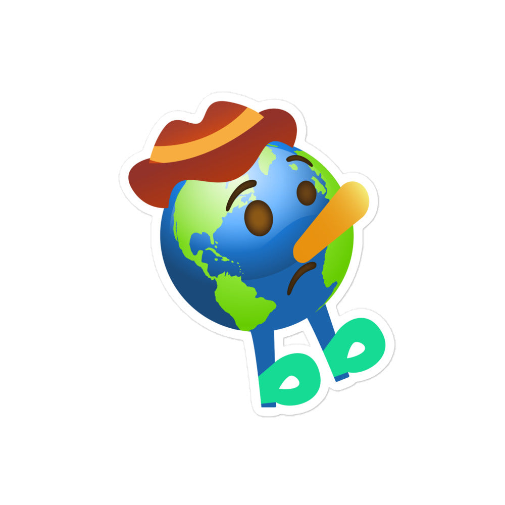 Earthbb Bubble-free sticker - Emojibb