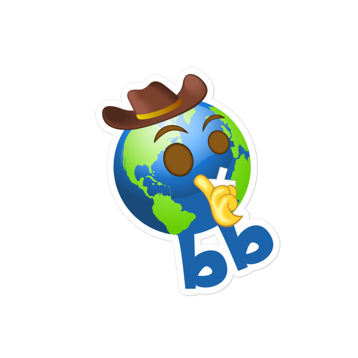 Earthbb Bubble-free sticker - Emojibb