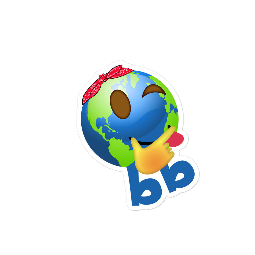 Earthbb Bubble-free sticker - Emojibb