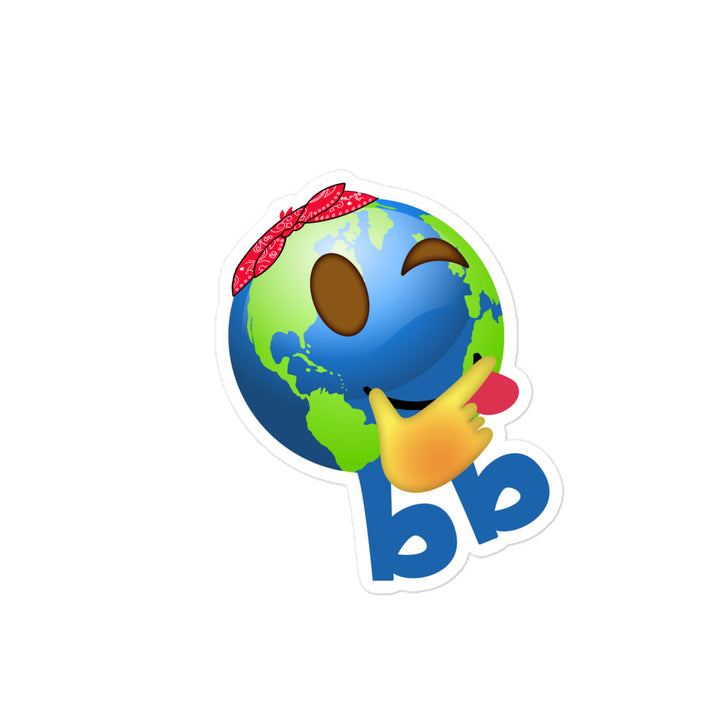 Earthbb Bubble-free sticker - Emojibb