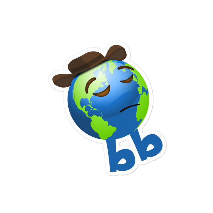 Earthbb Bubble-free sticker - Emojibb