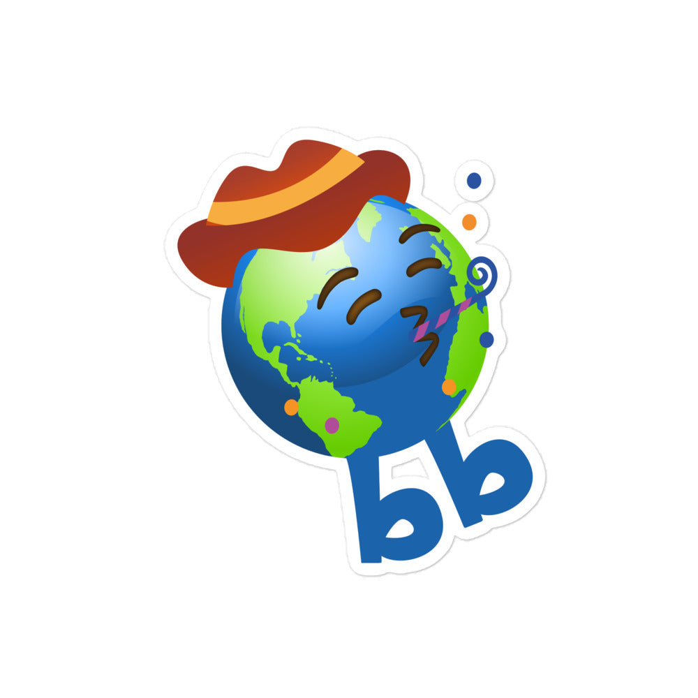 Earthbb Bubble-free sticker - Emojibb